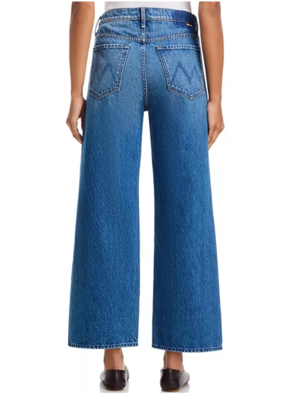 MOTHER The Dodger Flood Jeans in Digital Underground. High Rise Wide Leg 28 - Picture 2 of 9